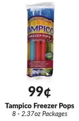 Woodman's Tampico freezer pops offer