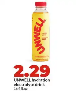 Hy-Vee UNWELL hydration electrolyte drink offer