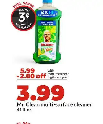Hy-Vee Mr. Clean multi-surface cleaner offer