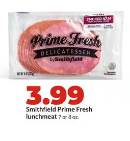 Hy-Vee Smithfield Prime Fresh lunchmeat offer