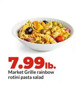 Hy-Vee Market Grille rainbow rotini pasta salad offer