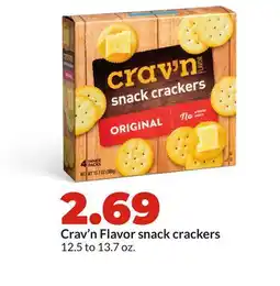 Hy-Vee Crav'n Flavor snack crackers offer