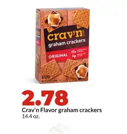 Hy-Vee Crav'n Flavor graham crackers offer