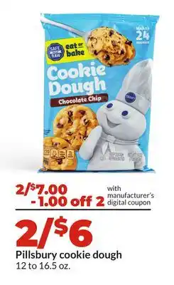 Hy-Vee Pillsbury cookie dough offer