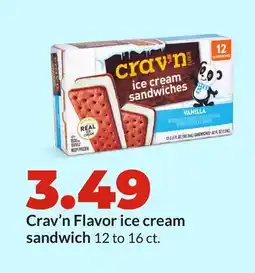 Hy-Vee Crav'n Flavor ice cream sandwich offer