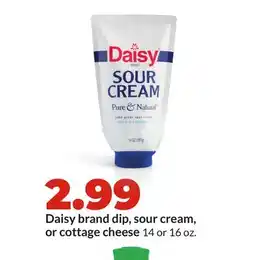 Hy-Vee Daisy brand dip, sour cream, or cottage cheese offer