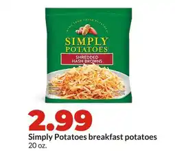 Hy-Vee Simply Potatoes breakfast potatoes offer