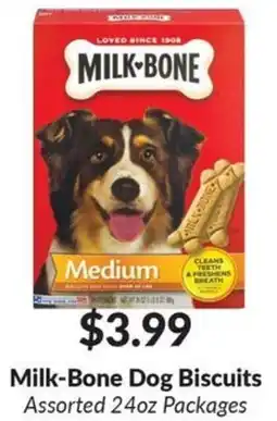 Woodman's Milk-Bone Dog Biscuits offer