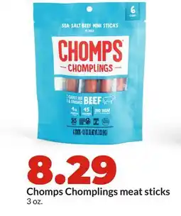 Hy-Vee Chomps Chomplings meat sticks offer