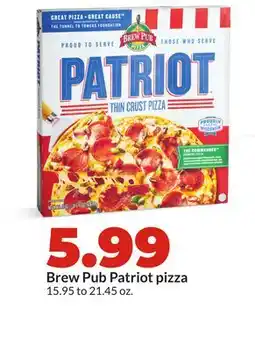 Hy-Vee Brew Pub Patriot pizza offer