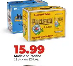 Hy-Vee Modelo or Pacifico offer