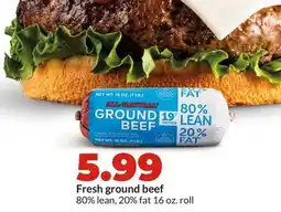 Hy-Vee Fresh ground beef offer