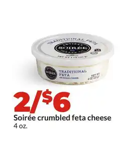 Hy-Vee Soirée crumbled feta cheese offer