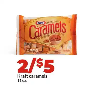 Hy-Vee Kraft caramels offer