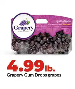 Hy-Vee Grapery Gum Drops grapes offer