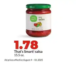 Hy-Vee That's Smart! salsa offer
