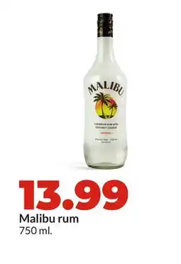 Hy-Vee Malibu rum offer