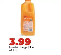 Hy-Vee Hy-Vee orange juice offer