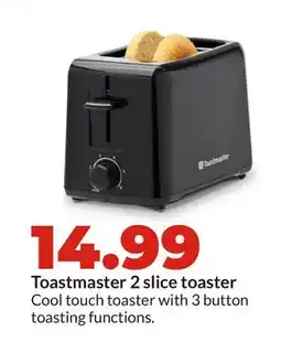 Hy-Vee Toastmaster 2 slice toaster offer