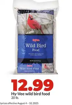 Hy-Vee Hy-Vee wild bird food offer