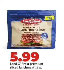 Hy-Vee Land O'Frost premium sliced lunchmeat offer