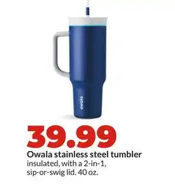 Hy-Vee Owala stainless steel tumbler offer