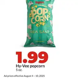 Hy-Vee Hy-Vee popcorn offer
