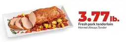 Hy-Vee Fresh pork tenderloin offer