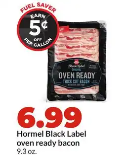Hy-Vee Hormel Black Label oven ready bacon offer