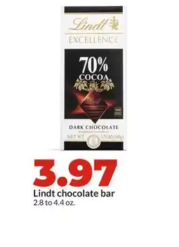 Hy-Vee Lindt chocolate bar offer