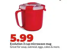 Hy-Vee Ecolution 3 cup microwave mug offer