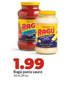 Hy-Vee Ragú pasta sauce offer