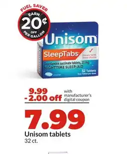 Hy-Vee Unisom tablets offer