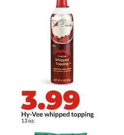 Hy-Vee Hy-Vee whipped topping offer