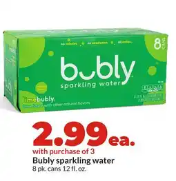 Hy-Vee Bubly sparkling water offer