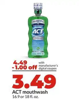 Hy-Vee ACT mouthwash offer