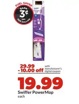 Hy-Vee Swiffer PowerMop offer