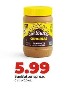 Hy-Vee SunButter spread offer