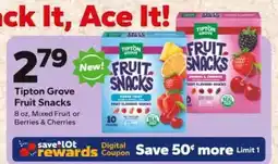 Save a Lot Tipton Grove Fruit Snacks offer