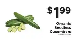 ShopRite Organic Seedless Cucumbers offer