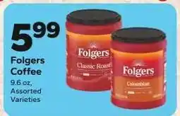 Save a Lot Folgers Coffee offer