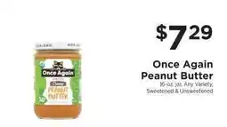ShopRite Once Again Peanut Butter offer