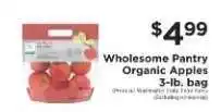 ShopRite Wholesome Pantry Organic Apples offer