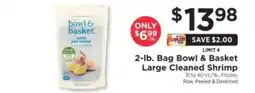 ShopRite Bowl & Basket Large Cleaned Shrimp offer