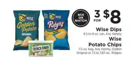 ShopRite Wise Dips and Potato Chips offer