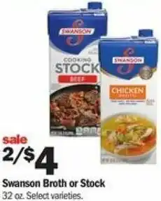 Meijer Swanson Broth Or Stock 32 oz offer