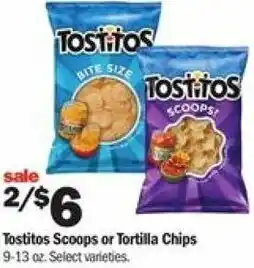 Meijer Tostitos Scoops Or Tortilla Chips offer