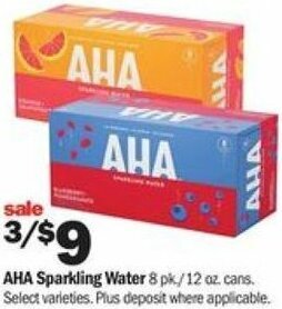 Meijer AHA Sparkling Water offer