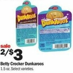 Meijer Betty Crocker Dunkaroos offer