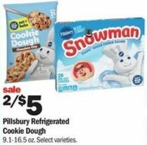 Meijer Pillsbury Refrigerated Cookie Dough offer